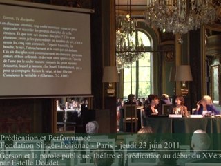 Gerson et la parole publique, théâtre et prédication au début du XVè siècle - Estelle Doudet