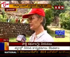Vertical Dance Performance at Golconda Fort