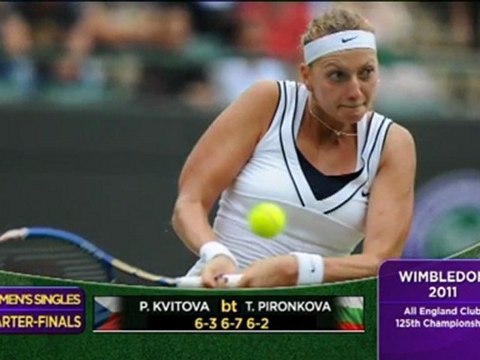 Wimbledon: Kvitova en demie, comme l'an passé