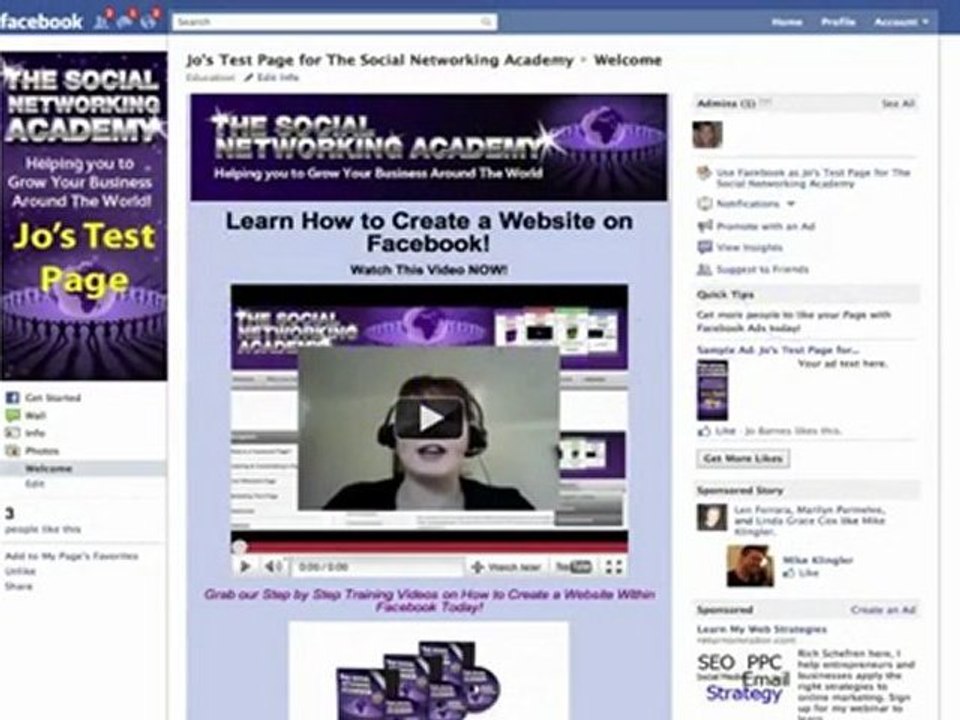 Create a Website on Facebook Part 13 Removing Scrollbars