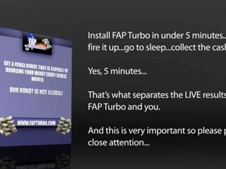 FAPTURBO - First Real Money Forex Trading Robot
