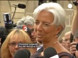 Lagarde bids farewell to French government
