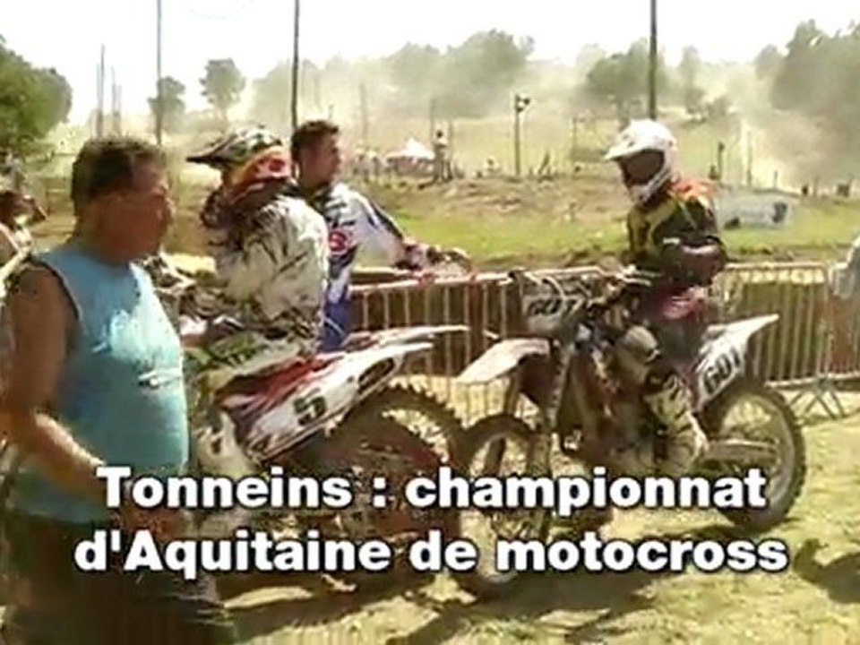 Tonneins : championnat d'Aquitaine de motocross