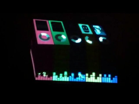 T Shirt Equalizer Lumineux Heart JacKing