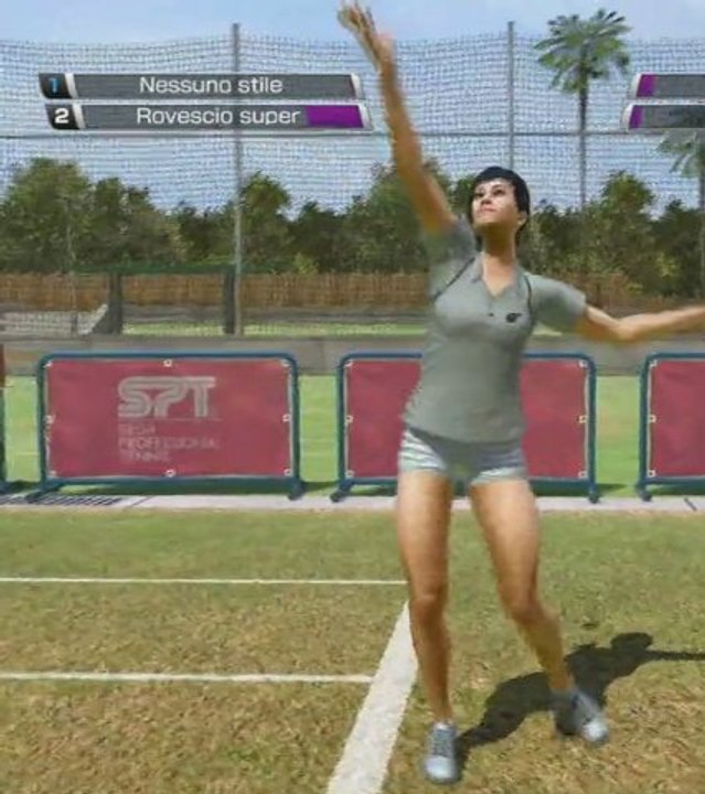 Virtua Tennis 4: F. Gioca & V. Virnie Vs. L. Garcia & N. Garcia