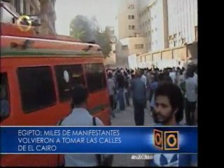 Enfrentamientos en Egipto