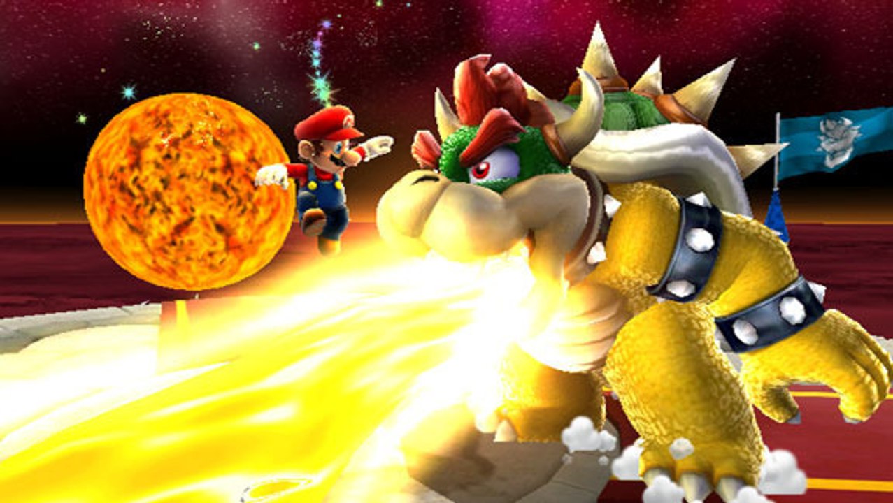 Super Mario Galaxy , 8 ) Bowser a le Feu aux Fesses !