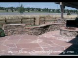 Decorative Stamped Concrete Water Features Parker CO