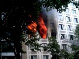Violent incendie d'appartement, Paris 15e, 98 rue de la Convention, 29 juin 2011 / Heavy apartment fire in Paris