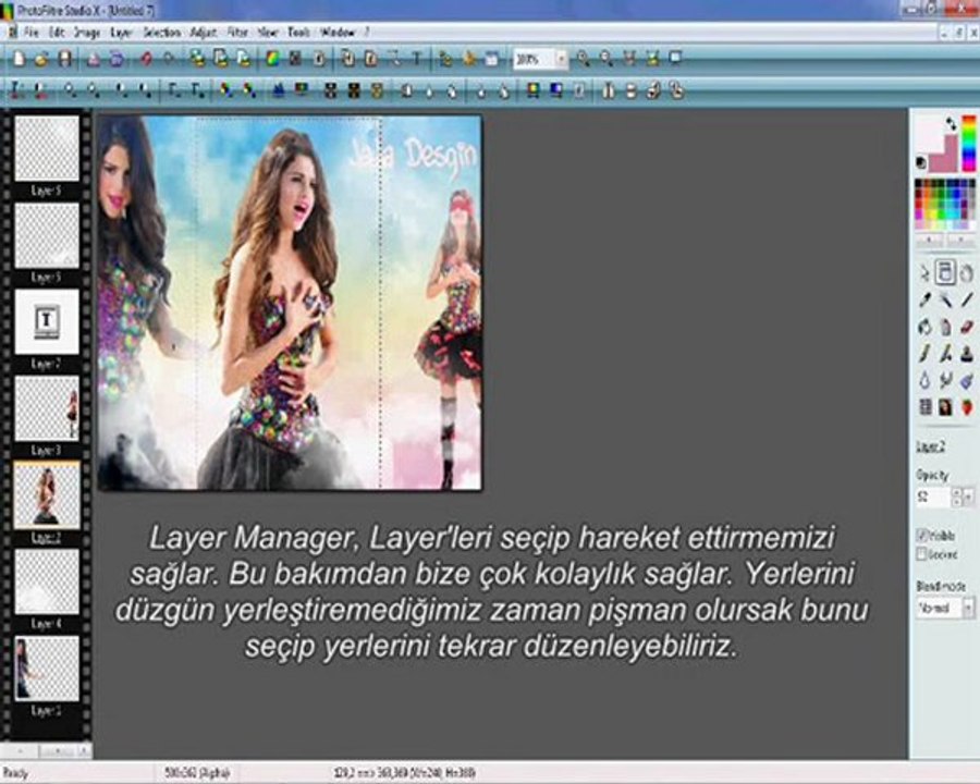 PhotoFiltre Studio X'de Layer Dersi By JaJa Blog