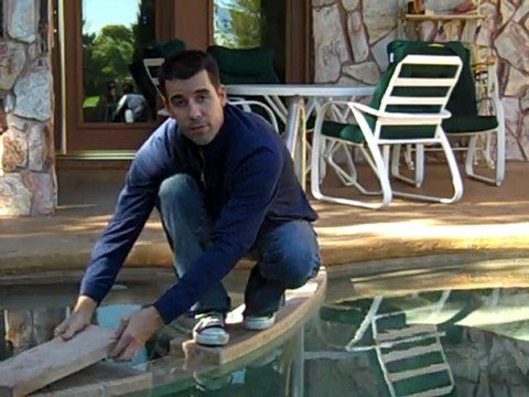 Keping pigeons from drinking from your spa spillway