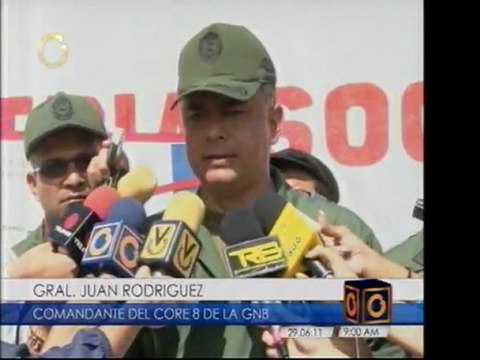 1067 kilos de cocaína en Bolívar