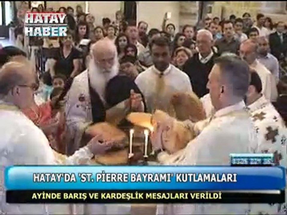 hatay'da st pierre bayramı kutlamaları