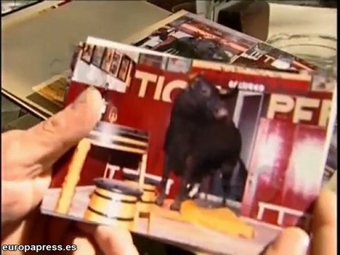 Roban un toro disecado