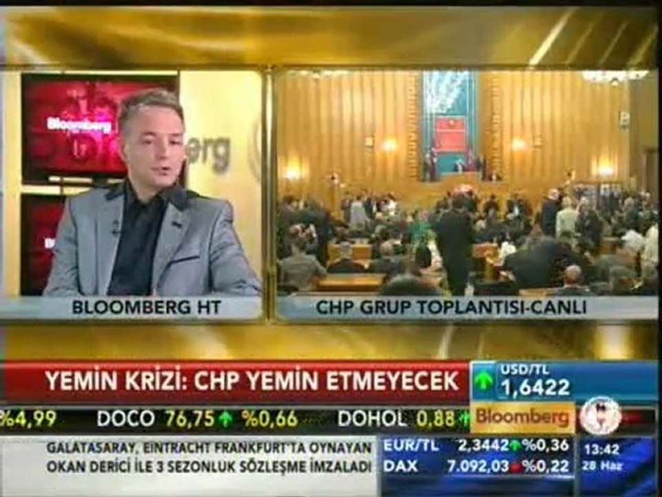 Ajans Press Yönetim Kurulu Başkanı Mehmet Ali Özkan, Bloomberg HT'de canlı olarak yayınlanan Devre Arası programına konuk oldu. 28.06.2011