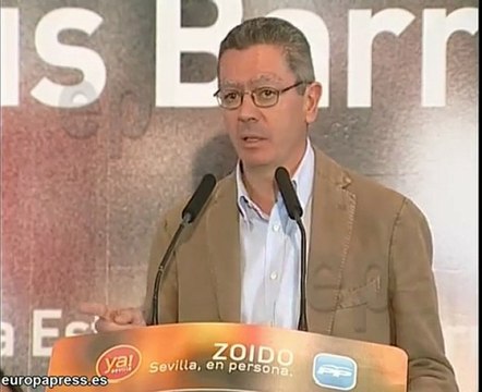 Gallardón lamenta la deslealtad de Zapatero