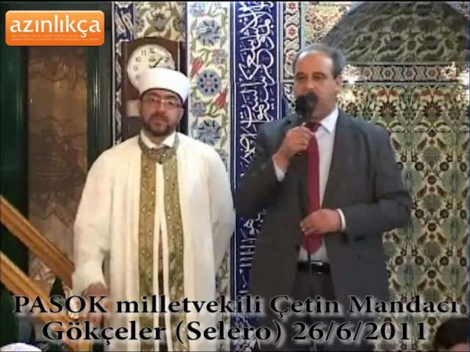 PASOK milletvekili Cetin Mandaci’dan sok aciklamalar!