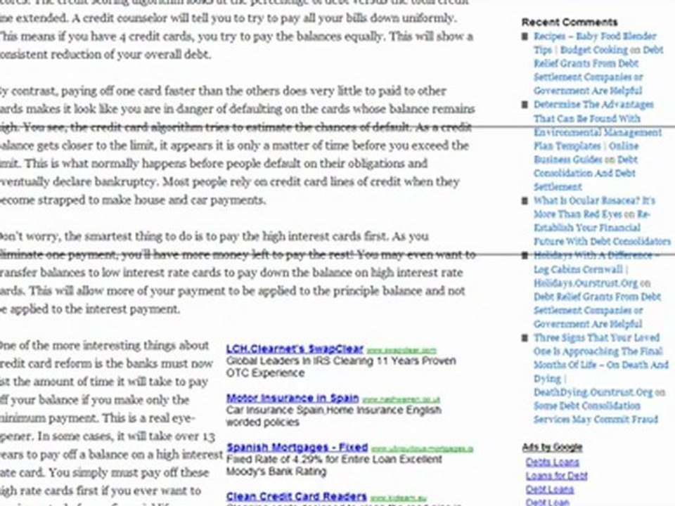 debt consolidation advice