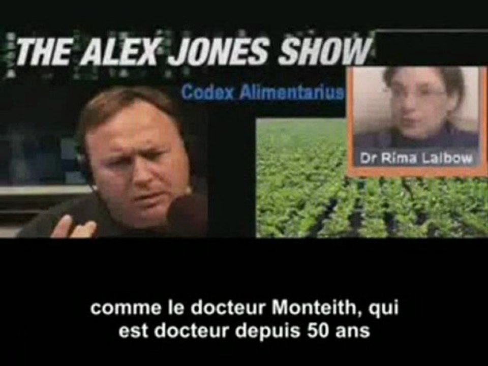 Codex Alimentarius - Itw Dr. Lalbow The Alex Jones nibiru earthquake  alert fema nazi