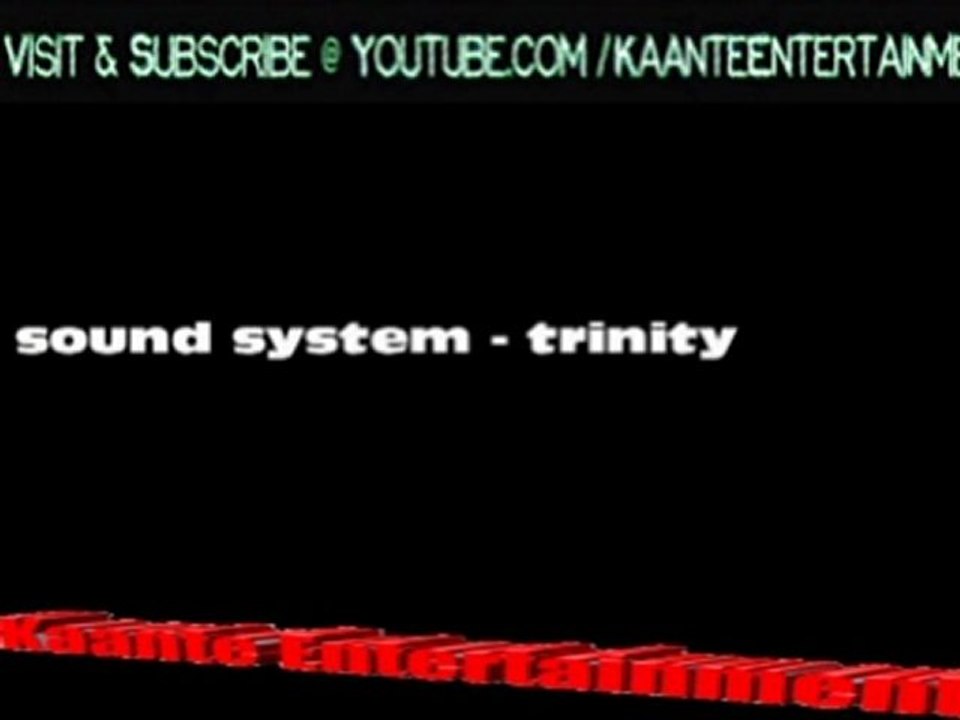 sound system - trinity