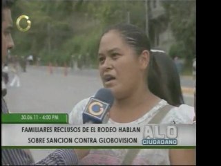 Madres de reclusos se solidarizan con Globovisión