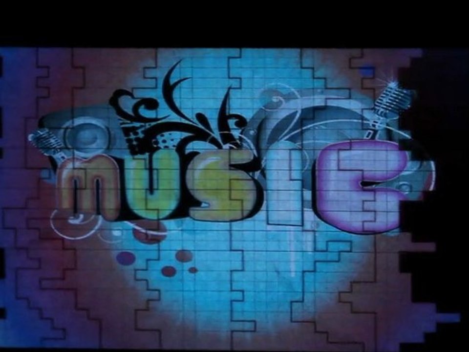 Tee Shirt Fluo Lumineux Music