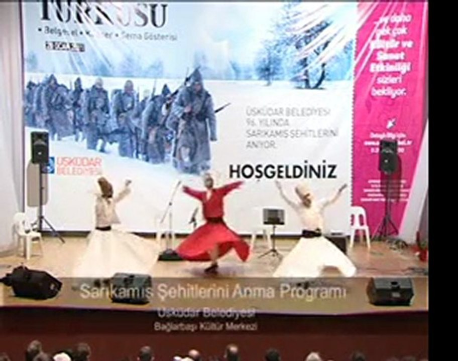 Sarıkamıs programı sema gösterimiz