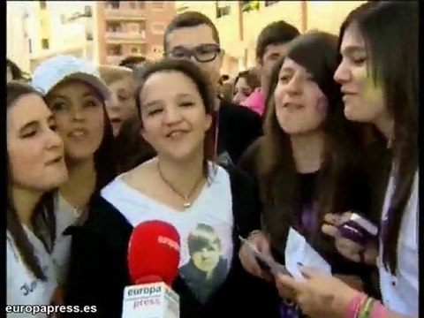 Justin Bieber revoluciona a España