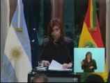 Video: Cristina Fernandez y Evo Morales inauguraron el GIJA desde Buenos Aires