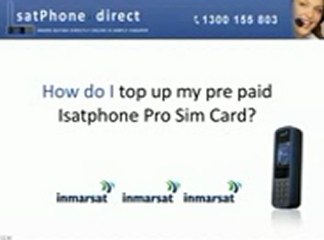 Isatphone Pro- How Do I Top Up My Isatphone Prepaid Sim Card