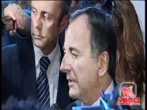 Napoli - Franco Frattini e Mahmud Jibril firmano protocollo su immigrazione