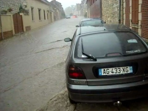 Saint-Martin-aux-Bois: C'était le déluge le lundi 27 juin