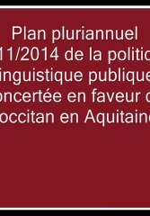Plan pluriannuel en faveur de l'occitan
