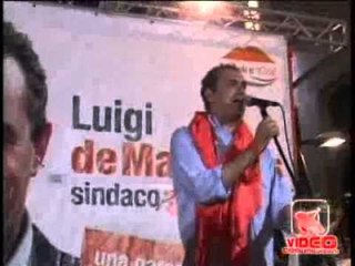 Napoli - Il trionfo di Liugi de Magistris