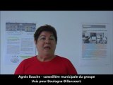 Agnès Bauche défend l'école Billancourt contre s