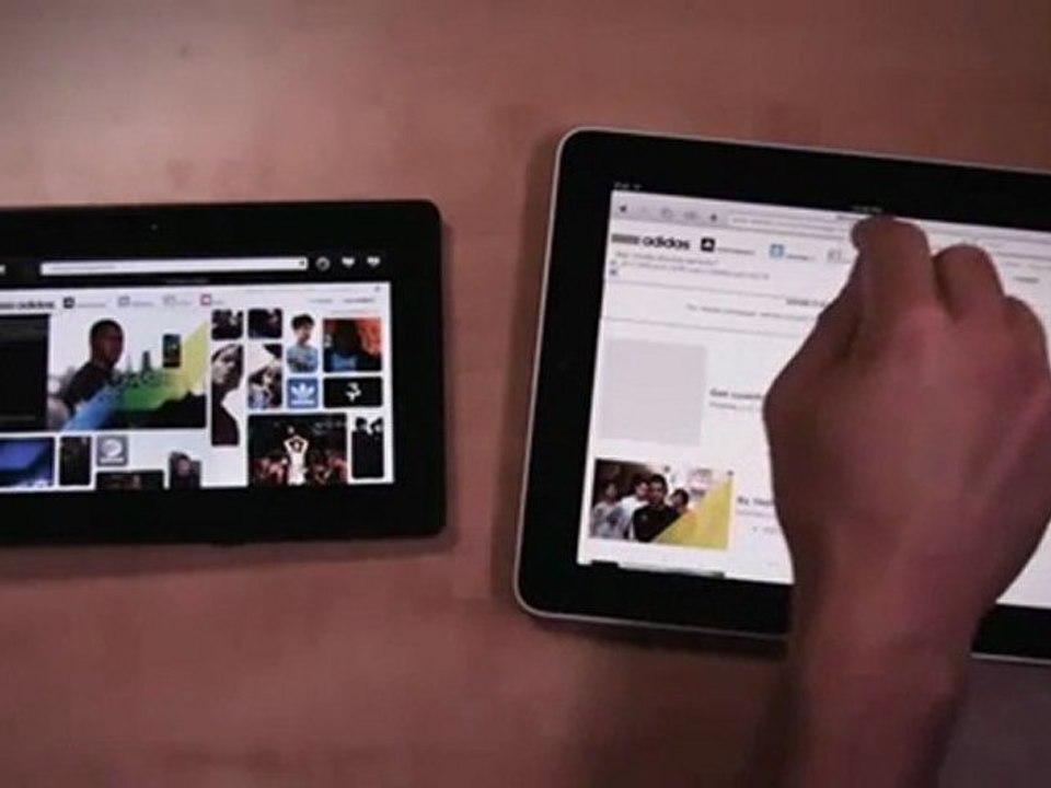 BlackBerry PlayBook : Comparaison avec l'iPad