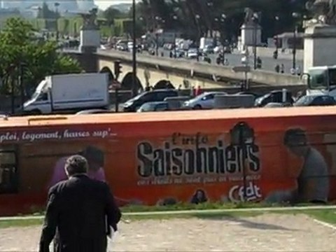 Lancement de la 12e campagne Saisonniers de la CFDT à Paris