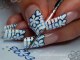 nail art fleurs bande dessinée / comics flowers nail art