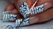 nail art fleurs bande dessinée / comics flowers nail art