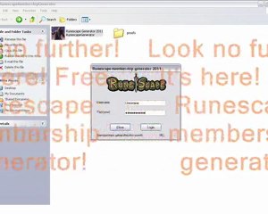 RUNESCAPE MEMBERSHIP GENERATOR