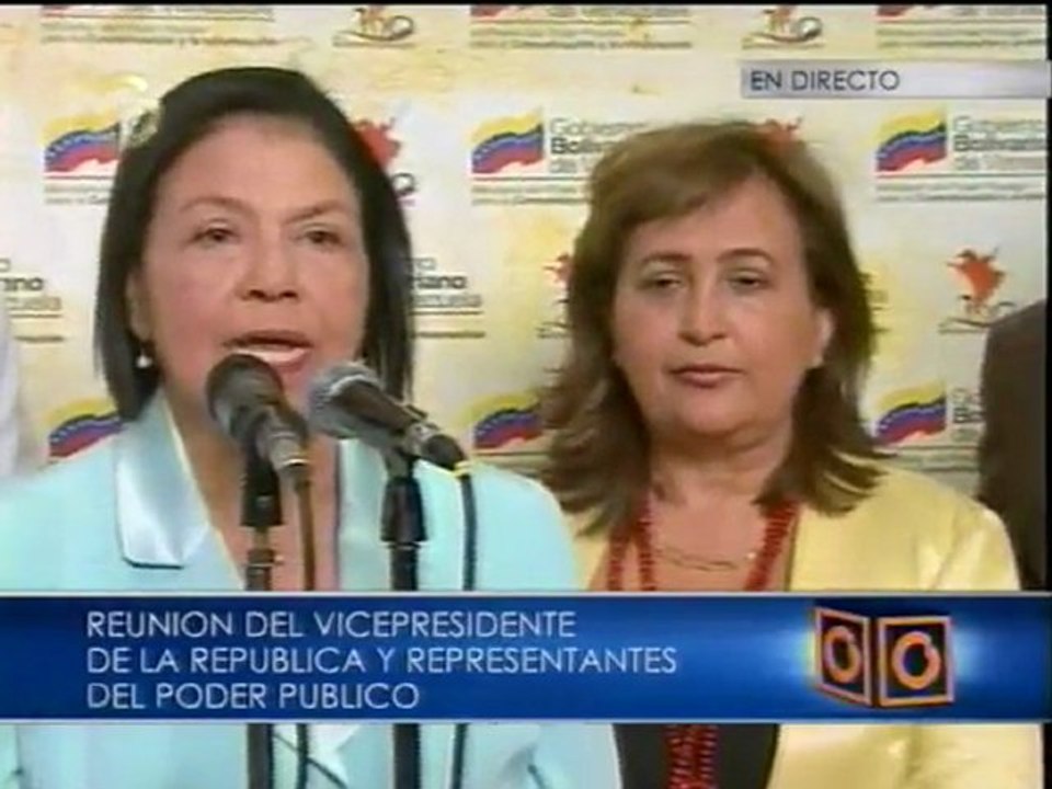 Poderes Públicos solidarios con Pdte. Chávez