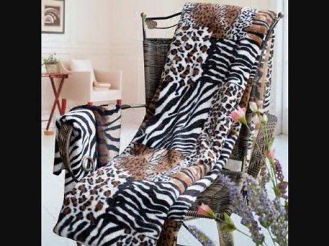 Animal Print Throw Blankets