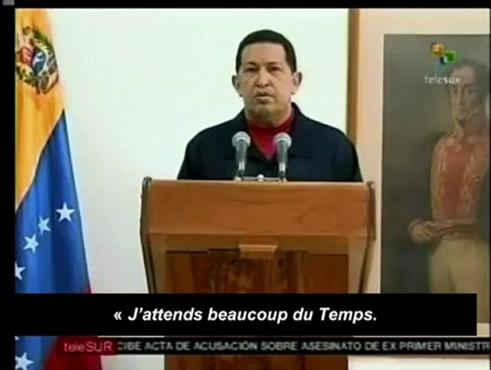 Chavez annonce s'être fait opérer d'un cancer !