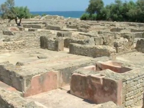 Das Ausgrabungsgelände von Kerkouane - Tunisien - UNESCO Weltkulturerbe.