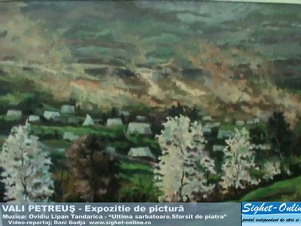 Expozitie Vali Petreus la Sala Radio Sighet (1 iulie 2011)