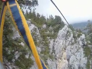 Annecy via ferrata parcours Monté Médio