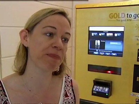 UK's first gold vending machine unveiled