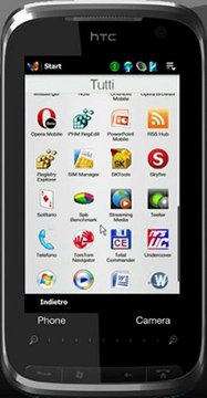 HTC Touch PRO II - 4 Columns Menù