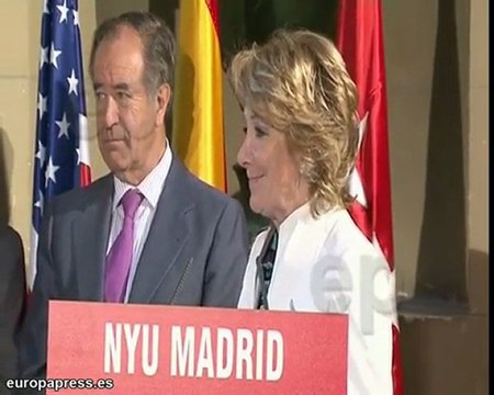 Aguirre firma acuerdo con Universidad New York