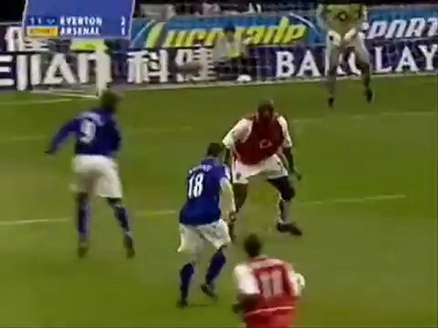 Wayne Rooney's First Premier League Goal footyarena.com